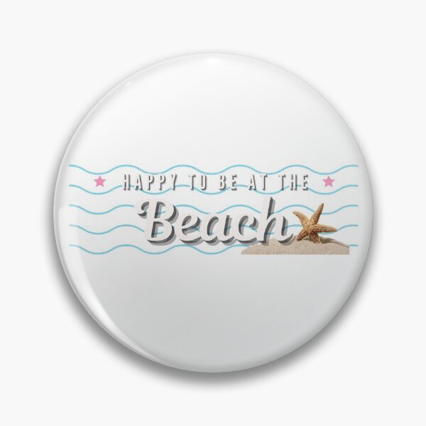 Item preview, Happy to be at the Beach designed and sold by The Long's Way Home.