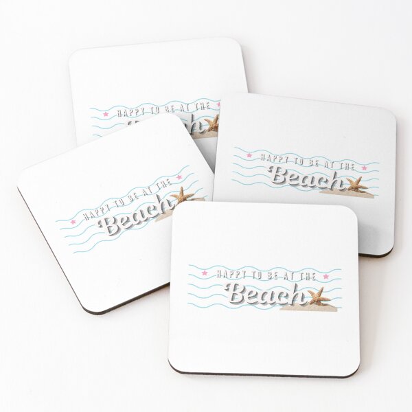 Item preview, Happy to be at the Beach designed and sold by The Long's Way Home.
