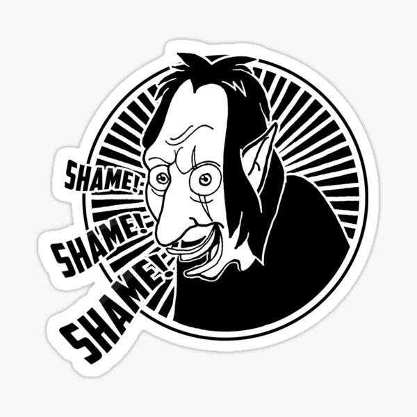 Shame Wizard - Big Mouth Sticker