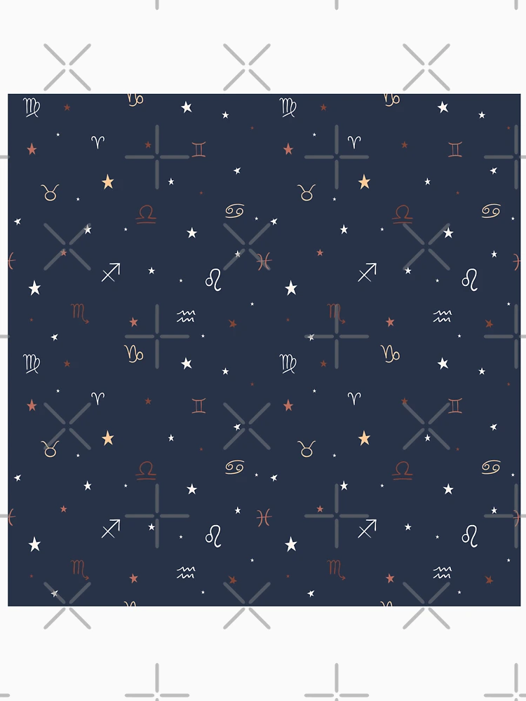 Thumbnail 7 of 7, Classic T-Shirt, Horroscope Sign Pattern  designed and sold by PatternTale.
