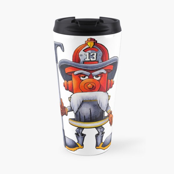 Ol' Timer Firefighter Travel Coffee Mug