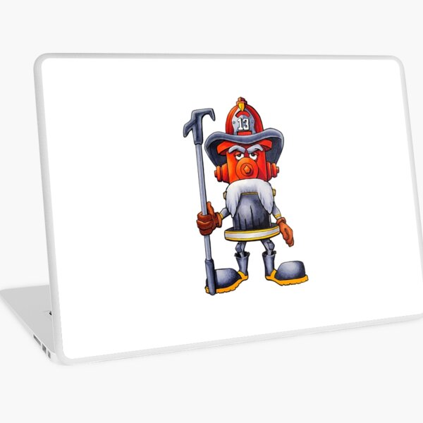 Ol' Timer Firefighter Laptop Skin