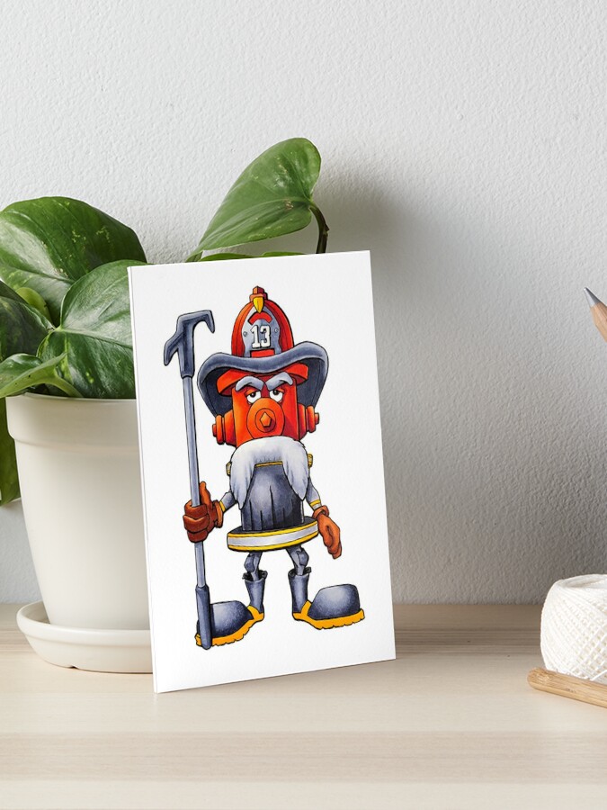 Fireman Nutcracker Decal