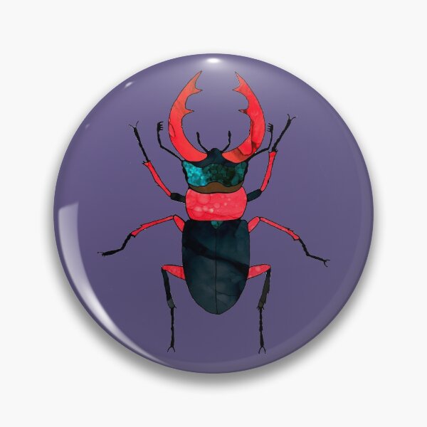 Item preview, Woodlands Insects. Stag bright beetle. designed and sold by ZheltakovaIana.