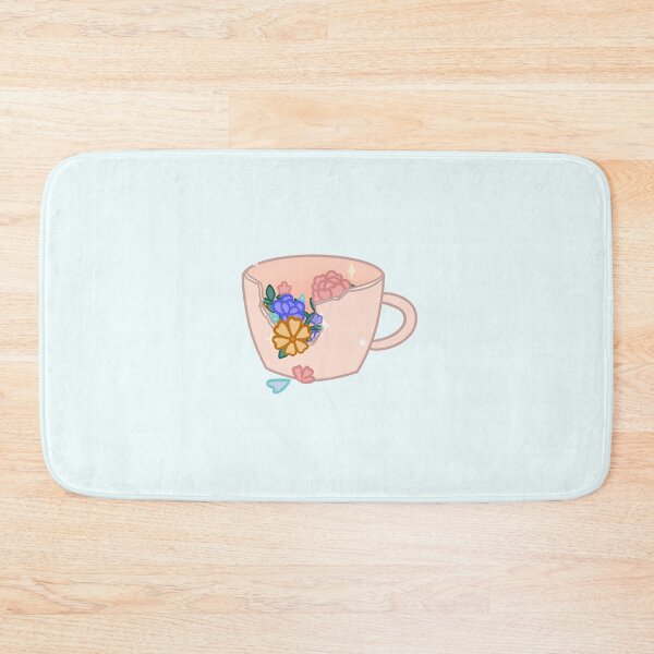 Item preview, Broken Cup With Flowers designed and sold by Nabibibi.