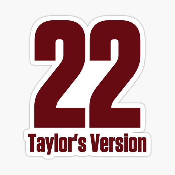 Buy Red Taylor Swift Stickers, Red taylors Version Stickers Online in India  