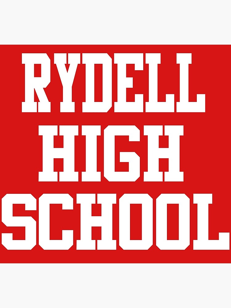 "Grease Rydell High School" Canvas Print by movieshirts Redbubble