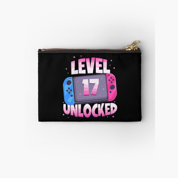 Item preview, Level 17 Birthday Shirt Girl 17 Years Old Video Games Gift Sweatshirt designed and sold by kimbowen43.