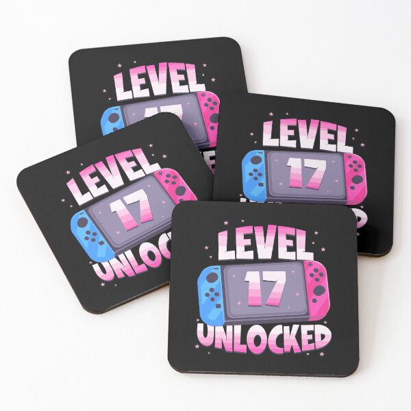 Item preview, Level 17 Birthday Shirt Girl 17 Years Old Video Games Gift Sweatshirt designed and sold by kimbowen43.