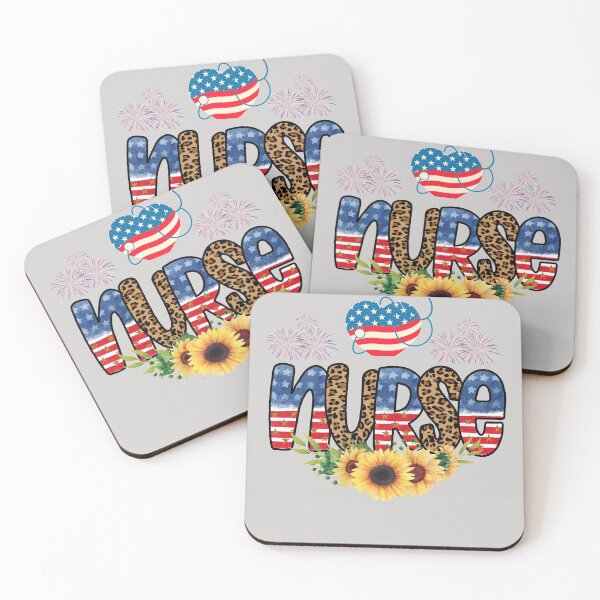 Item preview, Patriotic Nurse 4th Of July American Flag Sunflower Love designed and sold by GINIART.