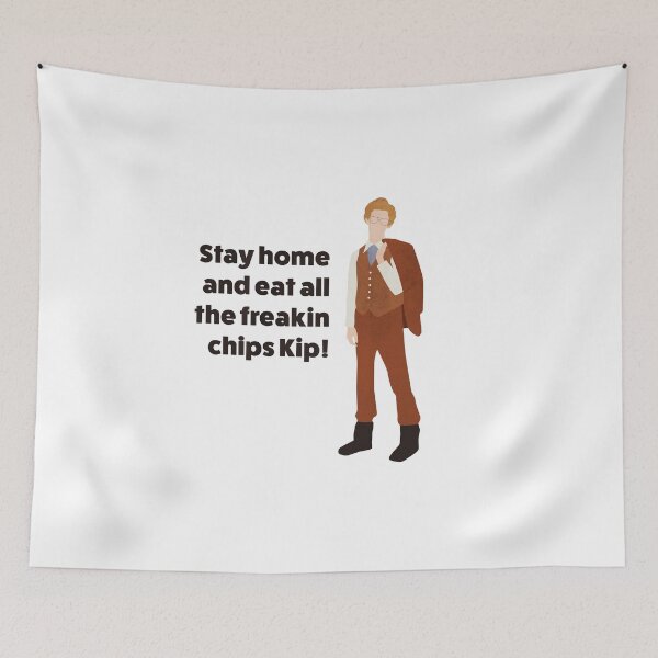 Item preview, Napoleon Dynamite | Stay home and eat all the freakin chips Kip! quote designed and sold by art-fox.