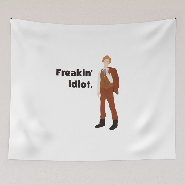 Item preview, Napoleon Dynamite | Freakin idiot! quote designed and sold by art-fox.