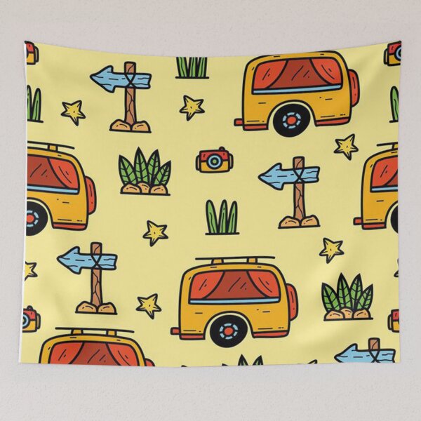 Item preview, doodle cartoon camper designed and sold by zaher97.