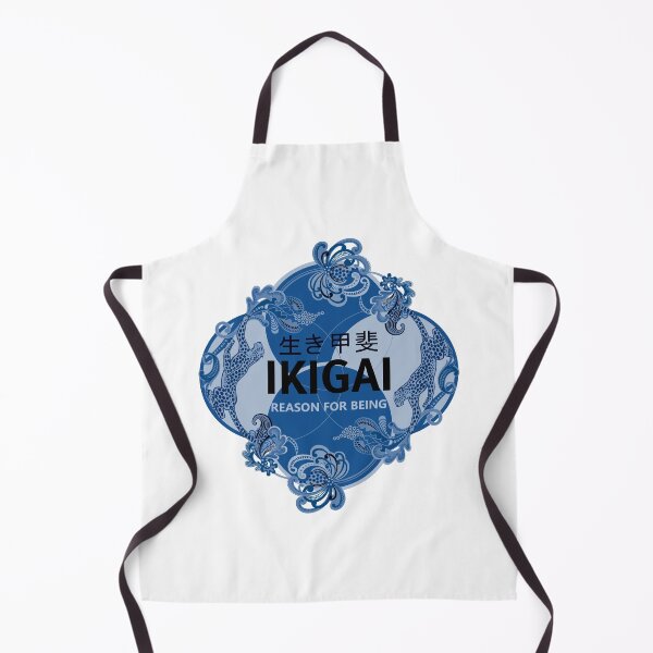 Item preview, Cheetah Ikigai Blue designed and sold by lolabekstudio.