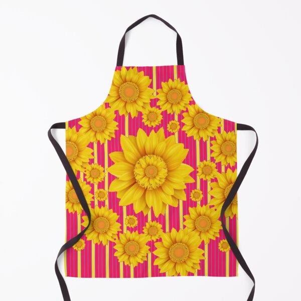 Item preview, CONTEMPORY MODERN ART SUNFLOWERS RED PATTERN ART designed and sold by sharlesart.