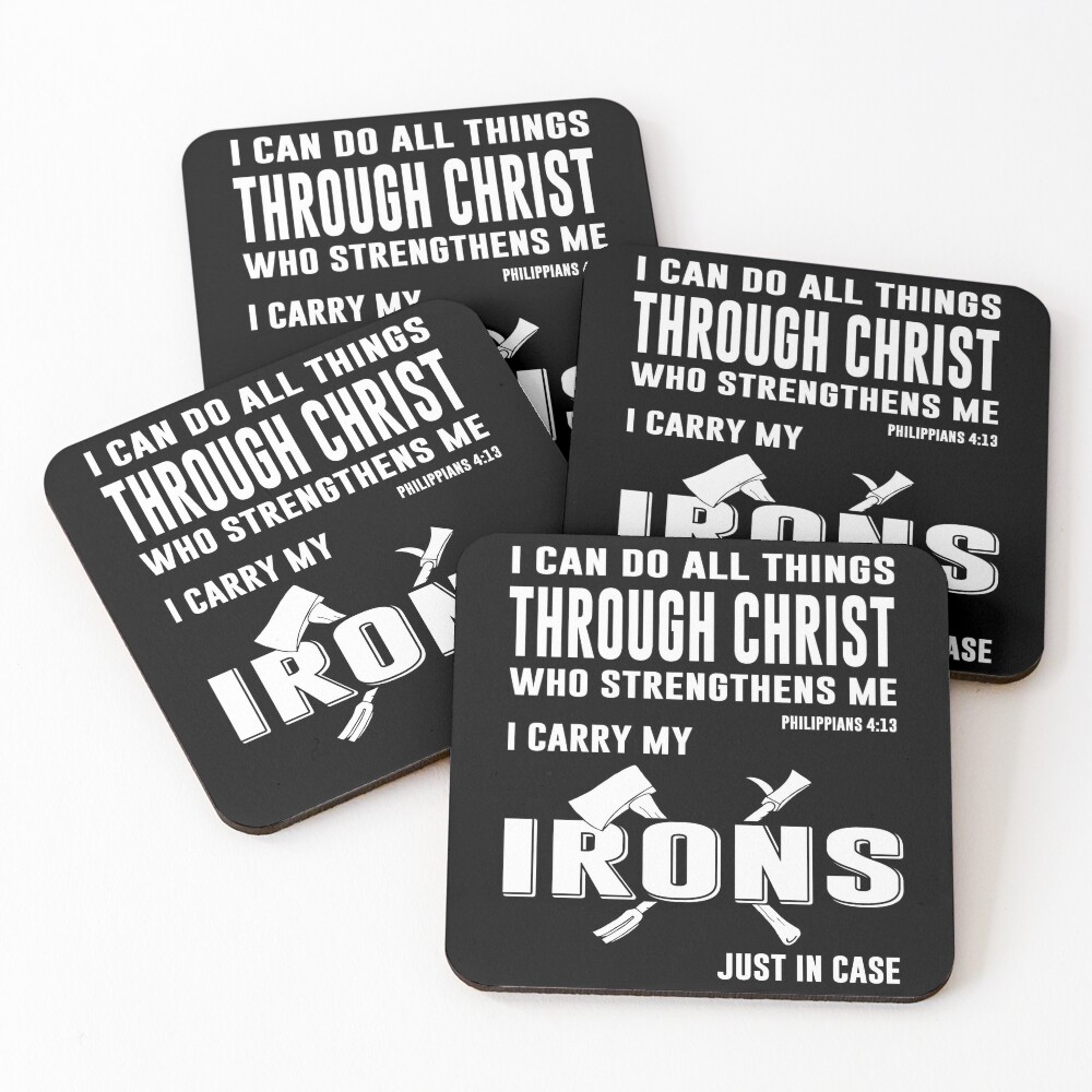 I Can Do All Things Coasters (Set of 4)