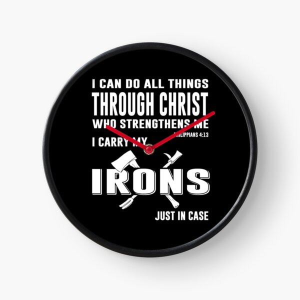 I Can Do All Things Clock