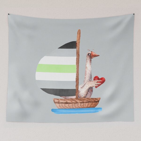 Item preview, Ahoy Agender LGBTQ sailor | Agender designed and sold by Petra Becker.