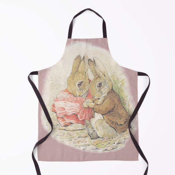 Item preview, Cuddling Rabbit Couple - Beatrix Potter designed and sold by forgottenbeauty.