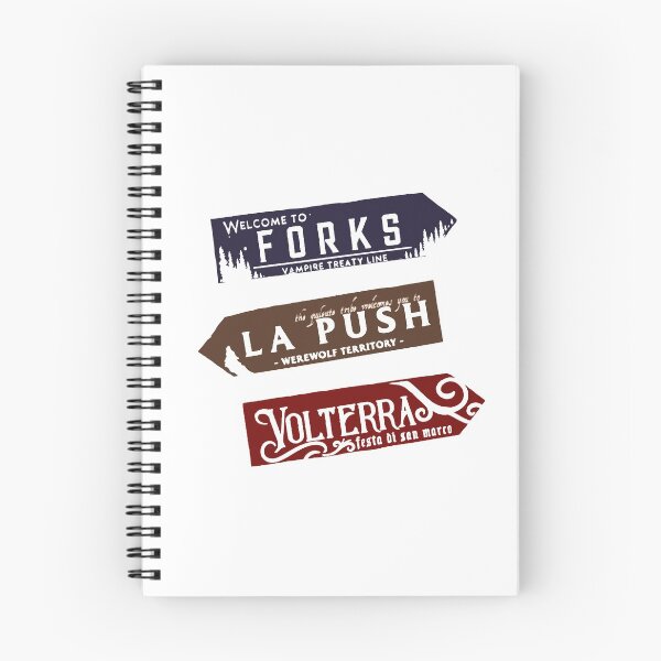 Item preview, Forks, La Push, Volterra - Twilight Road Signs  designed and sold by CrescntDesigns.