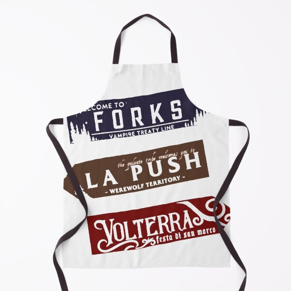 Item preview, Forks, La Push, Volterra - Twilight Road Signs designed and sold by CrescntDesigns.