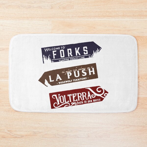 Item preview, Forks, La Push, Volterra - Twilight Road Signs  designed and sold by CrescntDesigns.