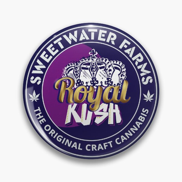 Item preview, Royal Kush - Emblem designed and sold by Sweetwater Farms Swag.