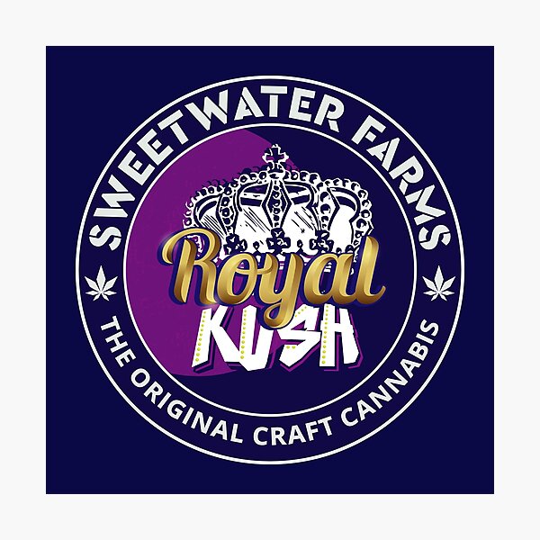 Item preview, Royal Kush - Emblem designed and sold by Sweetwater Farms Swag.