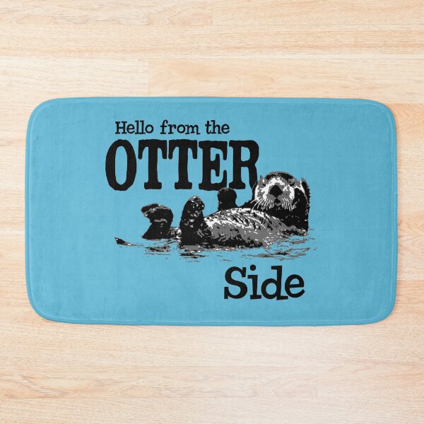 Item preview, Hello From The Otter Side Funny designed and sold by Alema Art.
