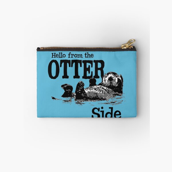 Item preview, Hello From The Otter Side Funny designed and sold by Alema Art.