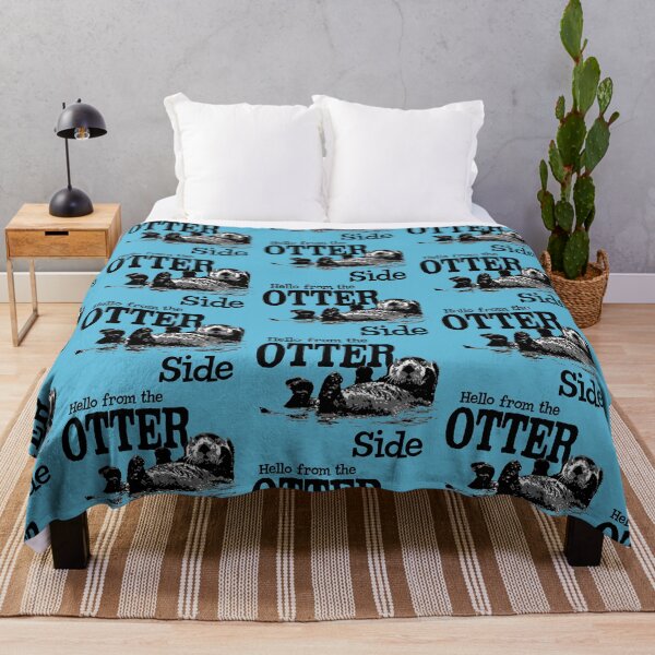 Item preview, Hello From The Otter Side Funny designed and sold by Alema Art.