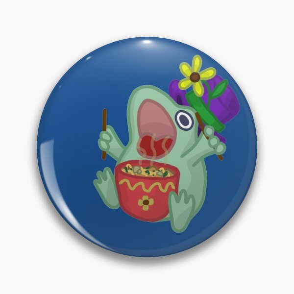Item preview, Pequeña rana gritona disfruta del ramen designed and sold by Screaming-Frog.