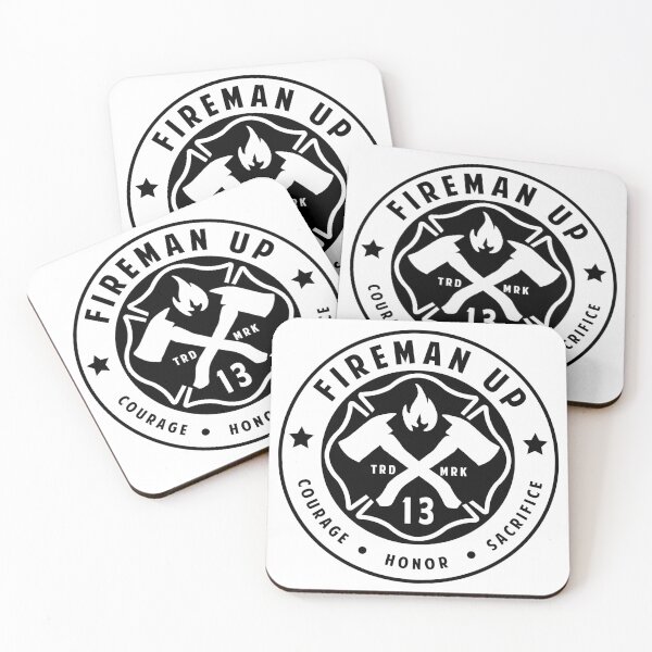 Item preview, Fireman Up Classic Logo designed and sold by FiremanUP.