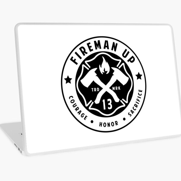 Fireman Up Classic Logo Laptop Skin