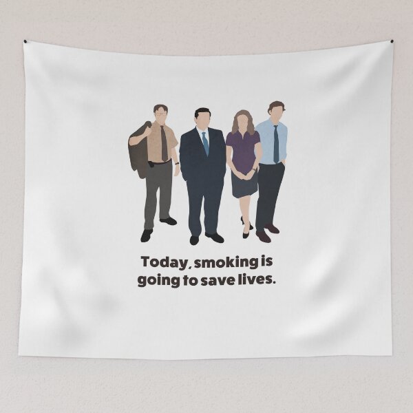 Item preview, The Office US | Today, smoking is going to save lives quote designed and sold by art-fox.