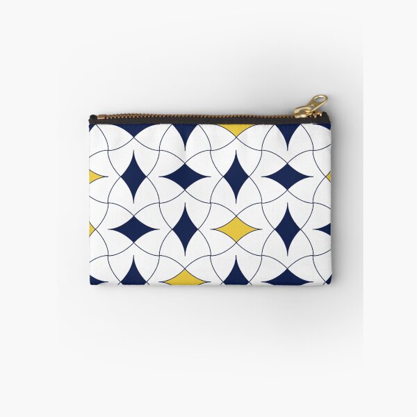 Item preview, Blue and Yellow Diamond Modern Mid Century Geometric Pattern Scandinavian Rustic Interior 06 designed and sold by BONBcreative.