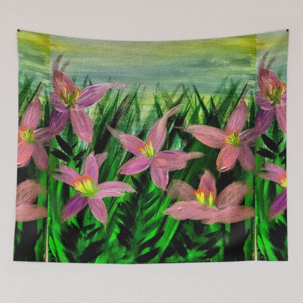 Item preview, Wild Lillys growing in a field  designed and sold by kkartwork.