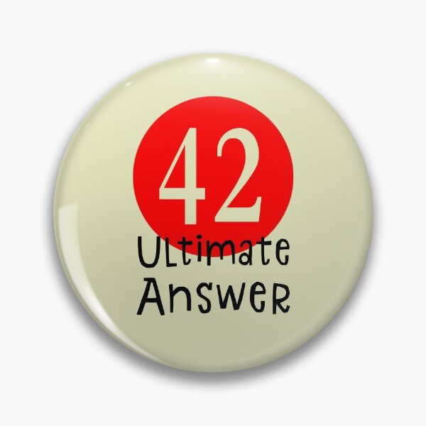 Item preview, 42 Ultimate Answer  designed and sold by sandpiperstudio.