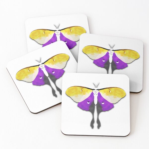 Item preview, LGBT Luna Moth - Nonbinary designed and sold by BluMello.