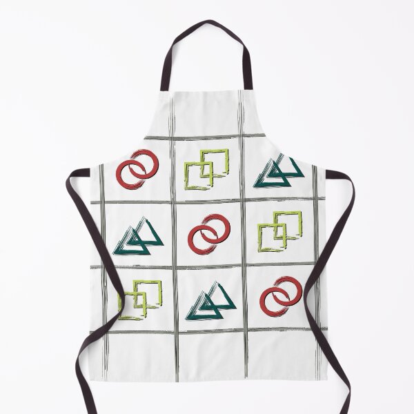 Item preview, Colorful grid and geometric art free hand made style designed and sold by CyBlue.
