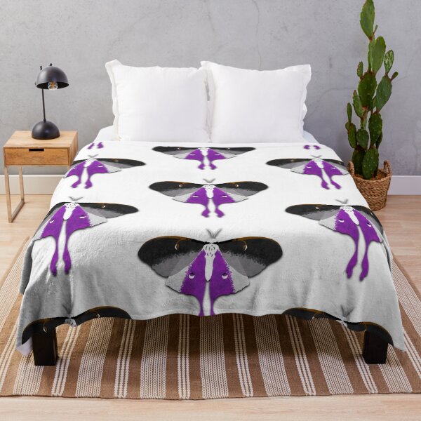 Item preview, LGBT Luna Moth - Asexual designed and sold by BluMello.