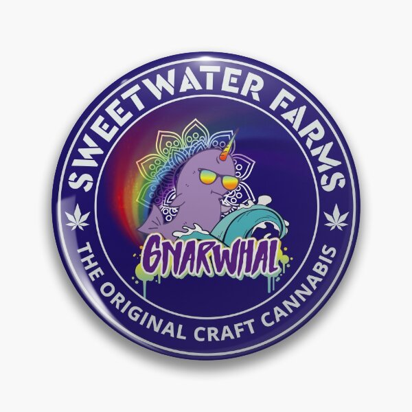 Item preview, Gnarwhal - Emblem designed and sold by Sweetwater Farms Swag.