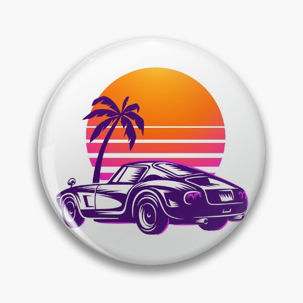 Item preview, Car Retro Sunset designed and sold by Rakusovsky.
