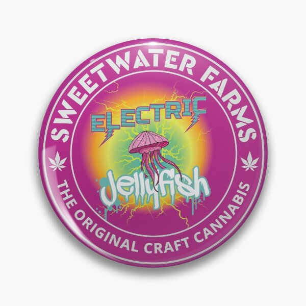 Item preview, Electric Jellyfish - Emblem designed and sold by Sweetwater Farms Swag.