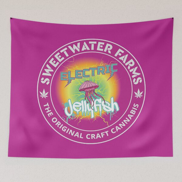Item preview, Electric Jellyfish - Emblem designed and sold by Sweetwater Farms Swag.