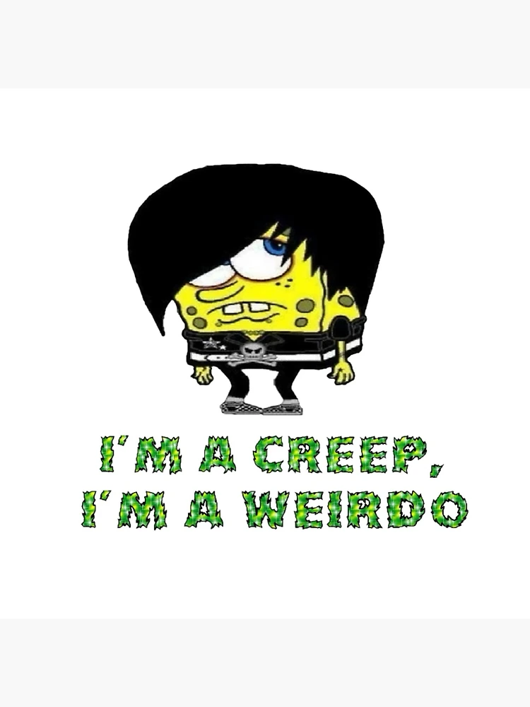 I love Emo Girls” Emo Spongebob Meme Pin for Sale by jaimee-simonson