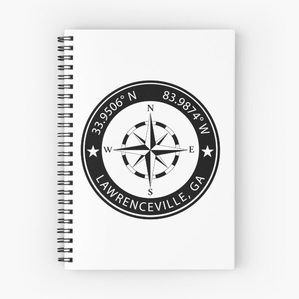 Item preview, Lawrenceville, Georgia Geographical Coordinates designed and sold by TeeOhGraphics.