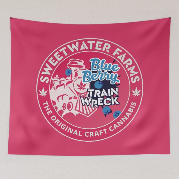 Item preview, Blueberry Trainwreck - Emblem designed and sold by Sweetwater Farms Swag.