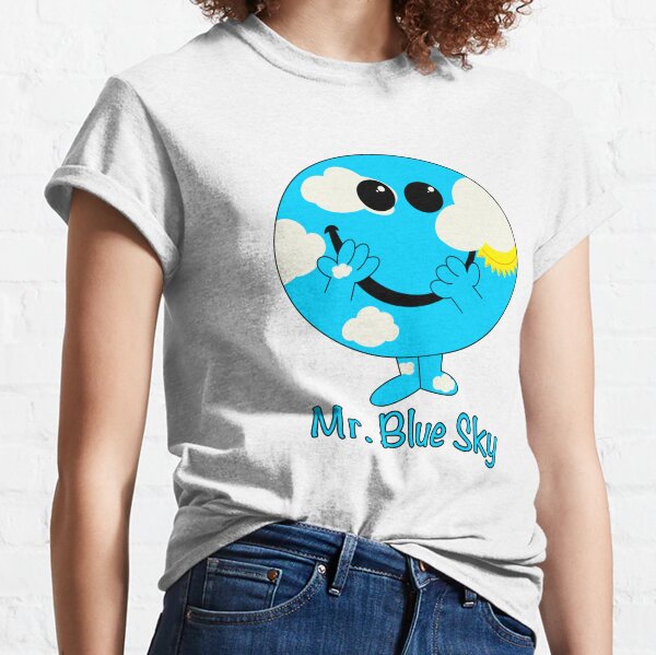  MR. Blue Sky for blue lovers T-Shirt : Clothing, Shoes