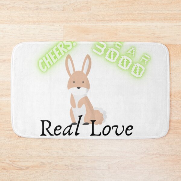 Item preview, cute rabbit with some texts designed and sold by Mohamedsherin1.